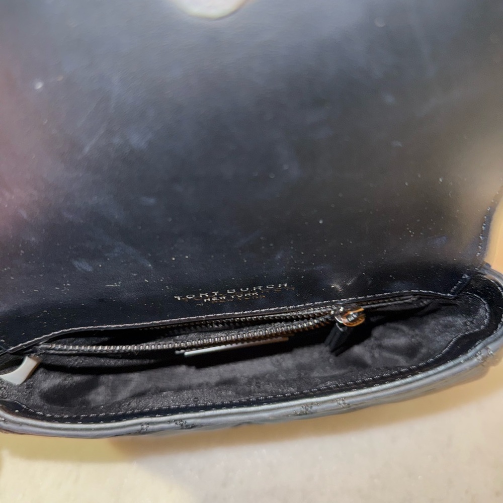 Tory Burch Black Quilted Crossbody Bag - Picture 5 of 5